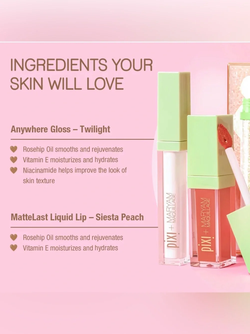 NWT. Pixi + Maryam Maquillage Dream-y Lit Kit | MaryamNYC Limited Edition